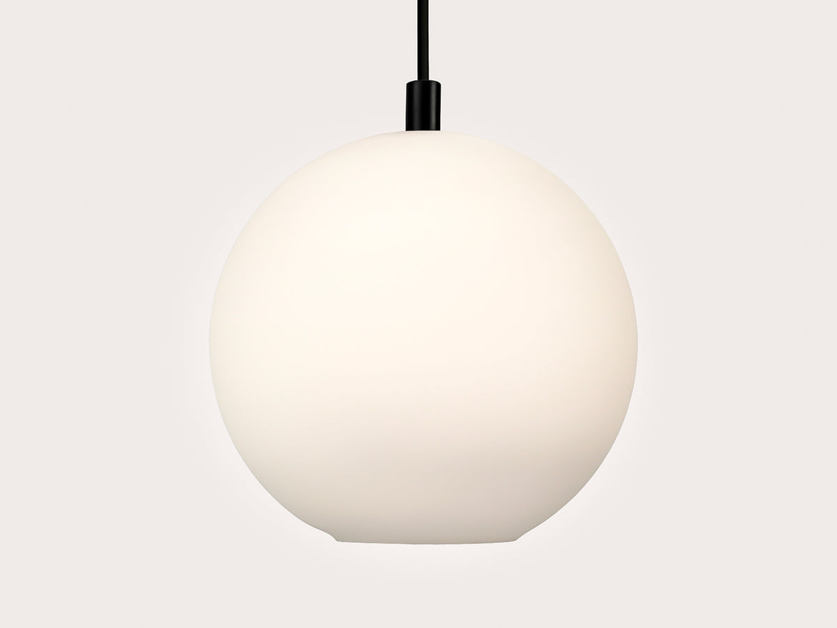 Apothecary 50cm Round Opal Glass Fergus Rodded Pendant