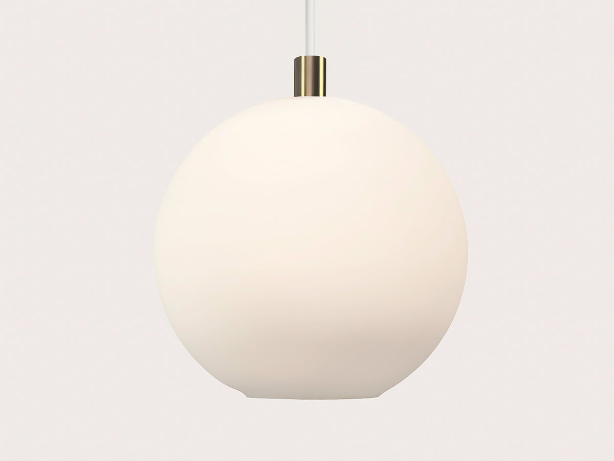 Apothecary 50cm Round Opal Glass Fergus Rodded Pendant