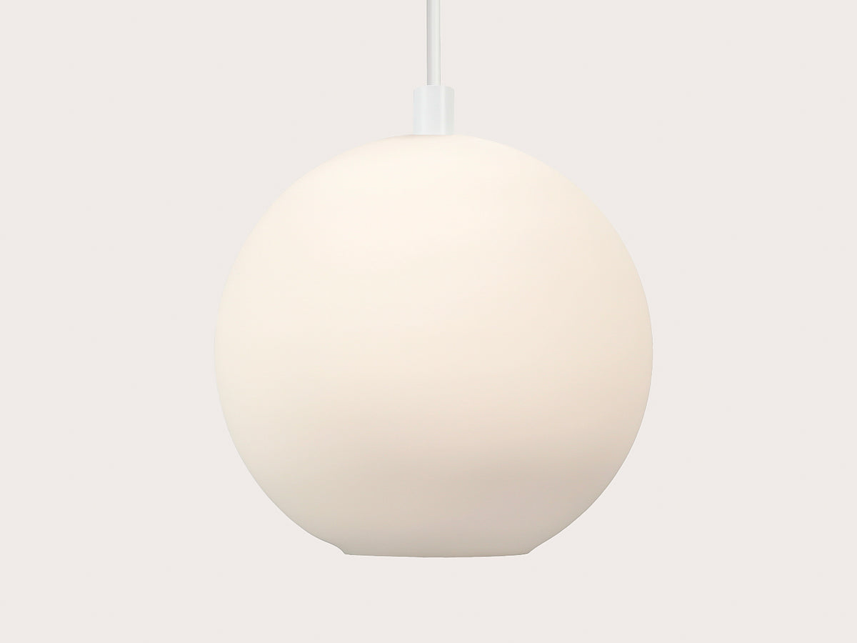 Apothecary 50cm Round Opal Glass Fergus Rodded Pendant