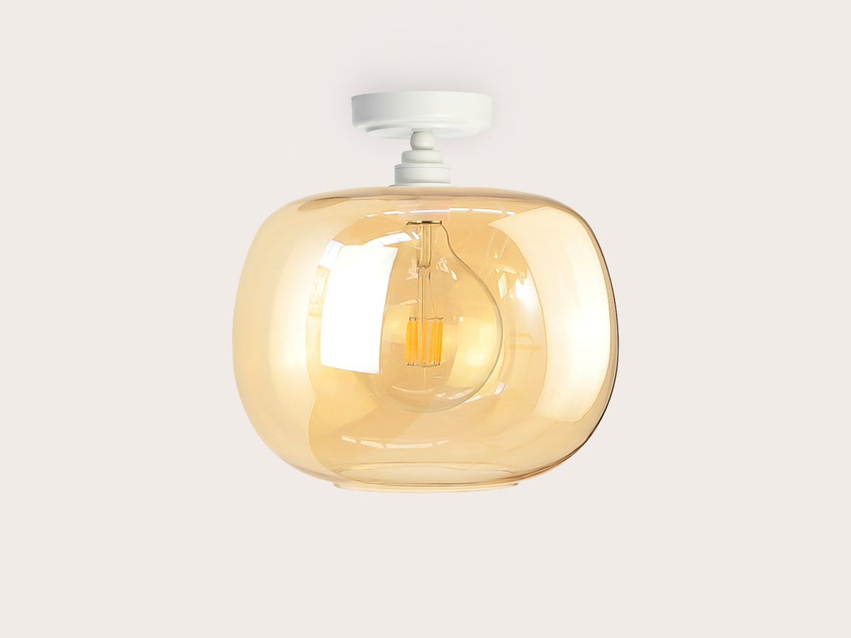 Fixed Arthur with Hikari Amber Glass Shade