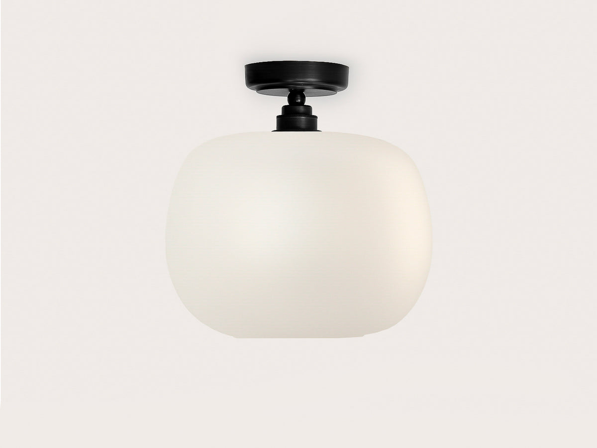 Fixed Arthur with Hikari Frost Glass Shade
