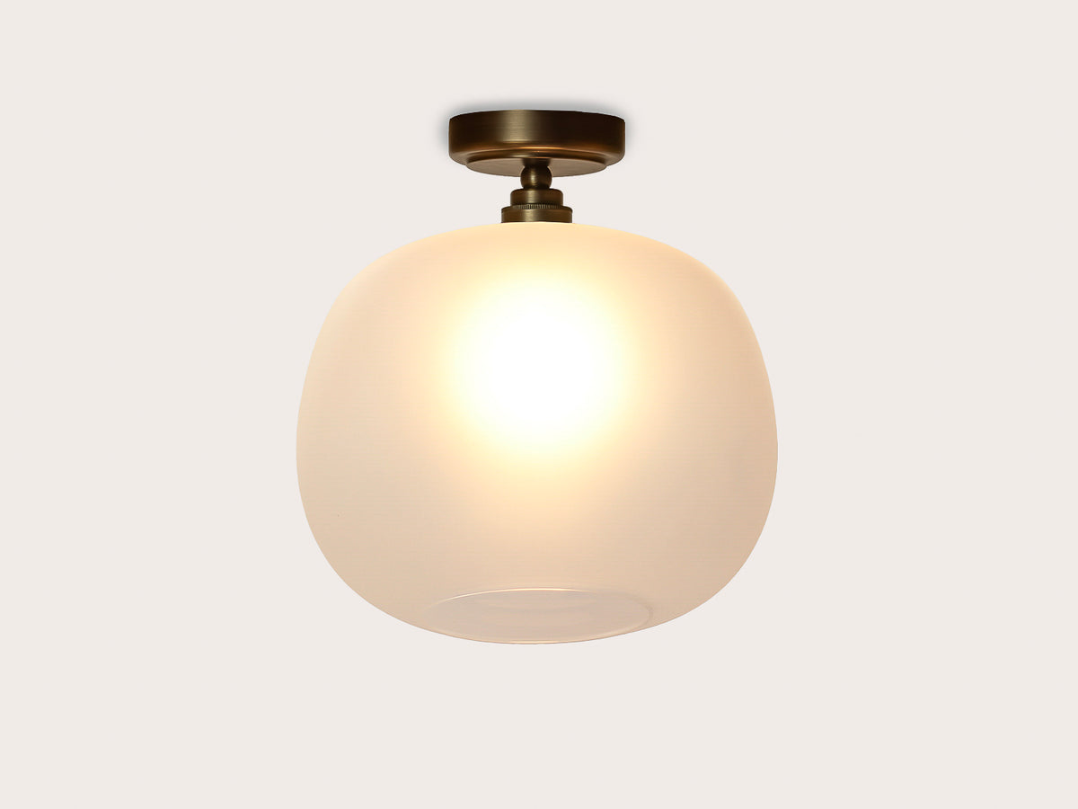 Fixed Arthur with Hikari Frost Glass Shade