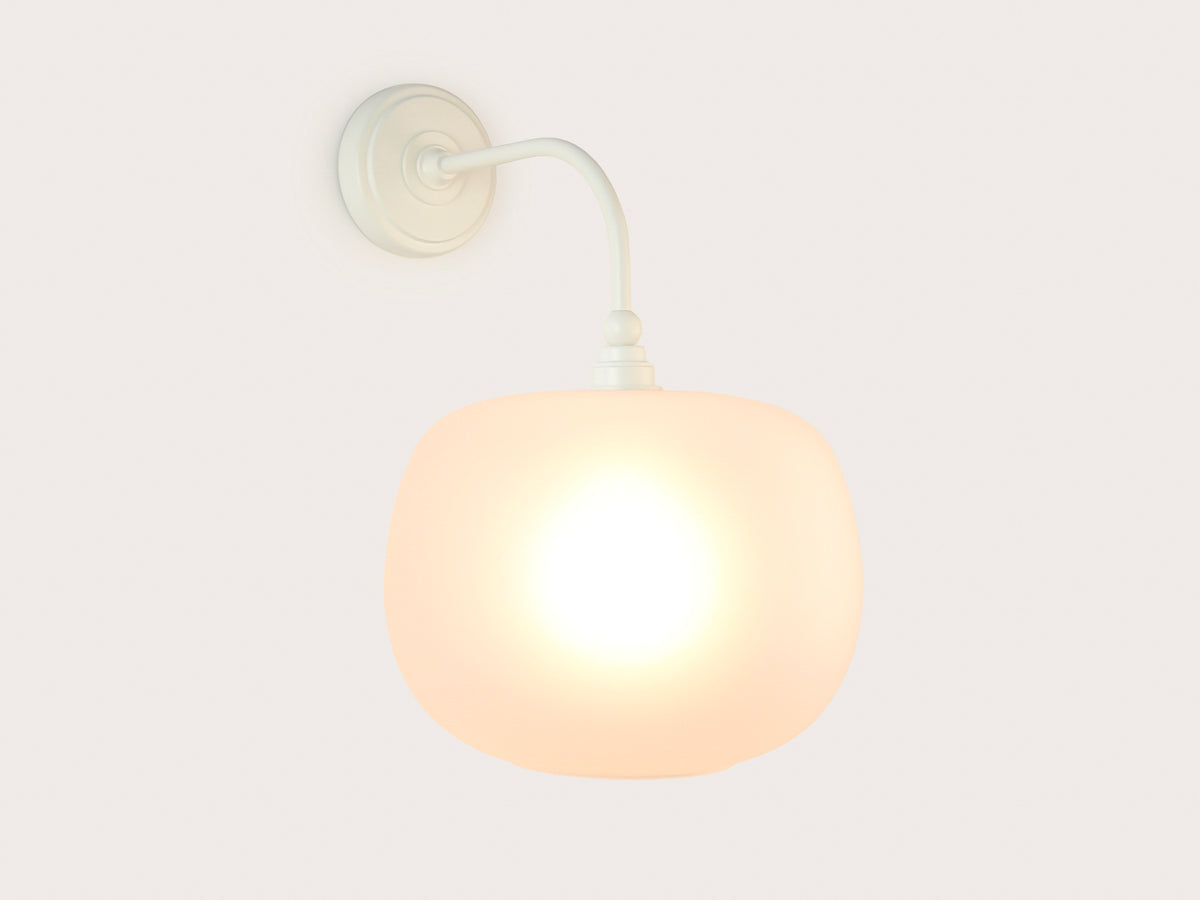 Arthur Long Arm Wall Light with Hikari Frost Glass Shade