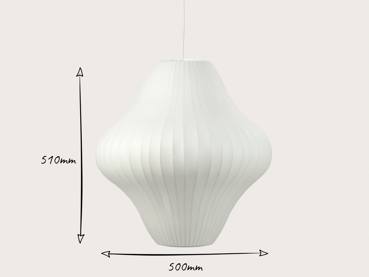 50cm Bubble Pear Pendant