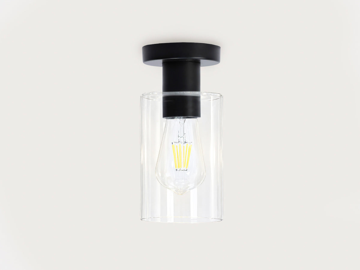 Fixed Fergus with Indie Small Glass Shade