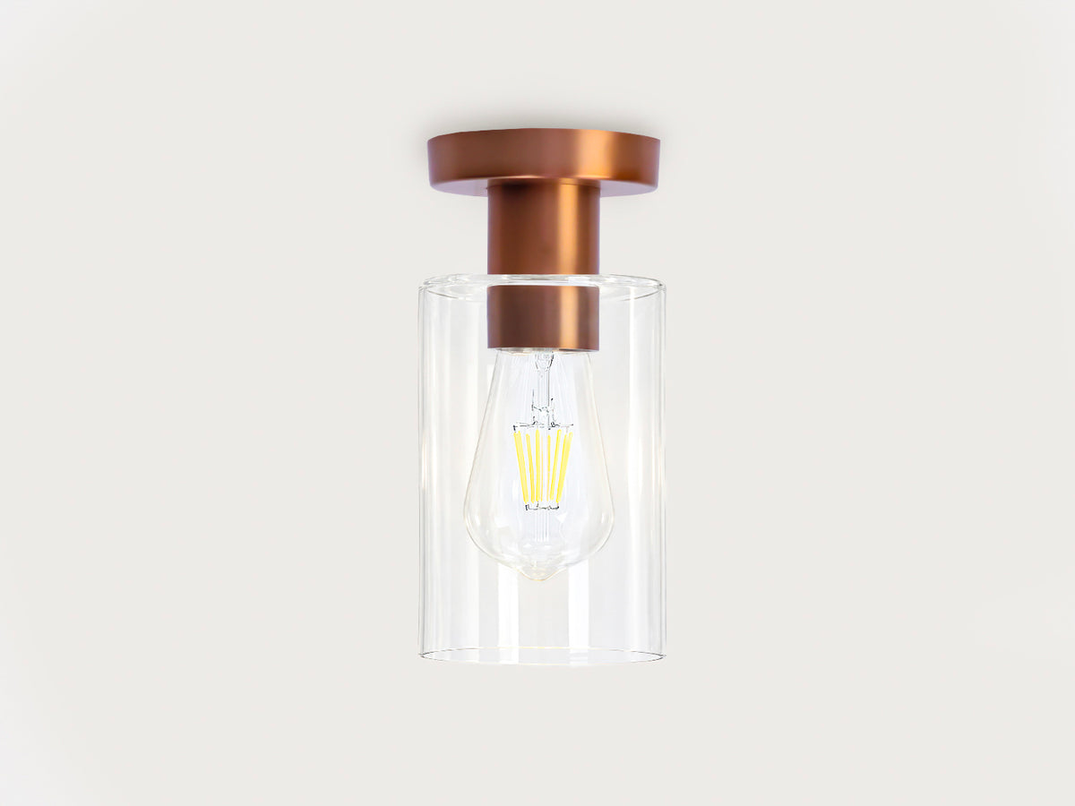Fixed Fergus with Indie Small Glass Shade