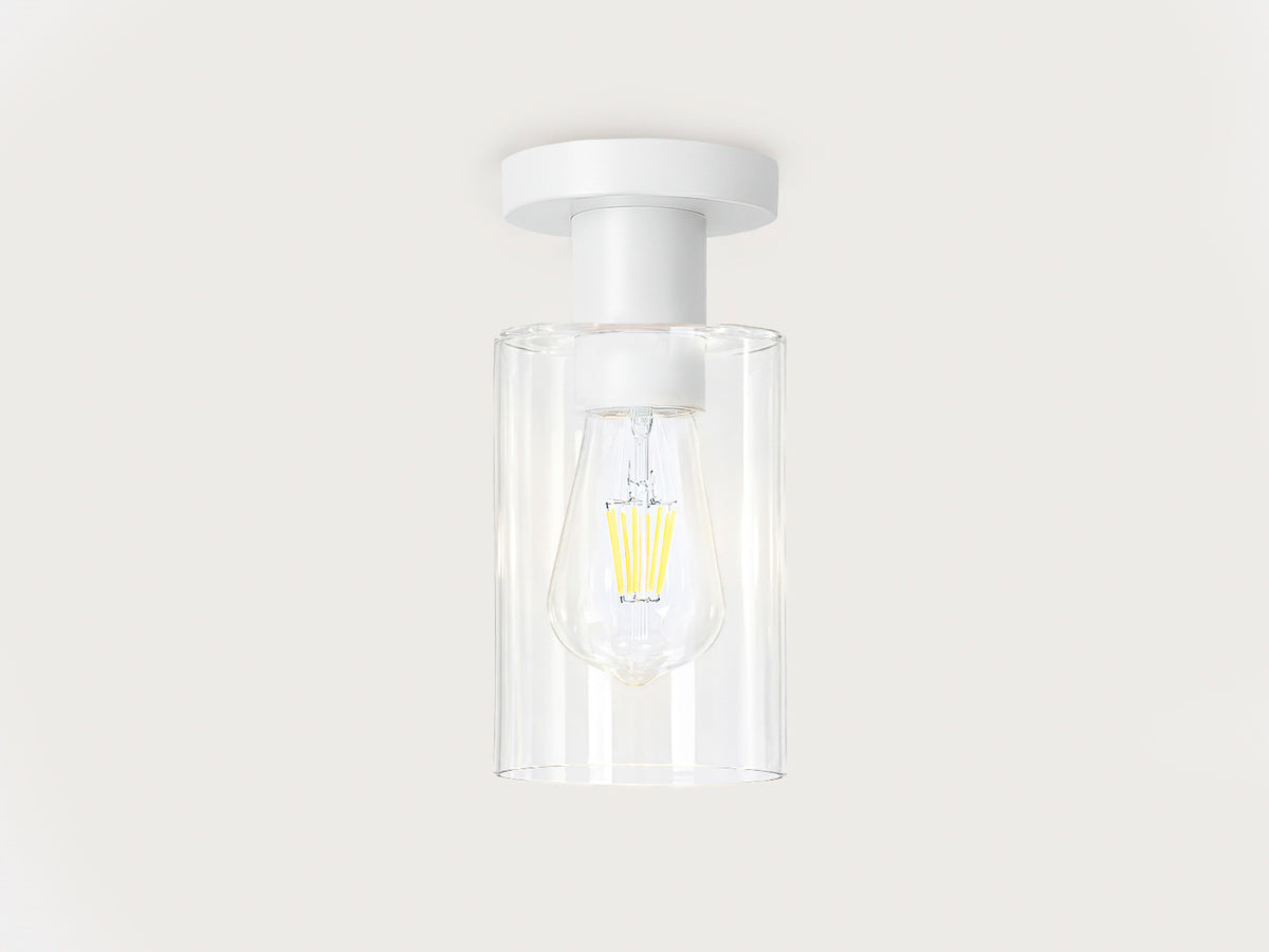 Fixed Fergus with Indie Small Glass Shade