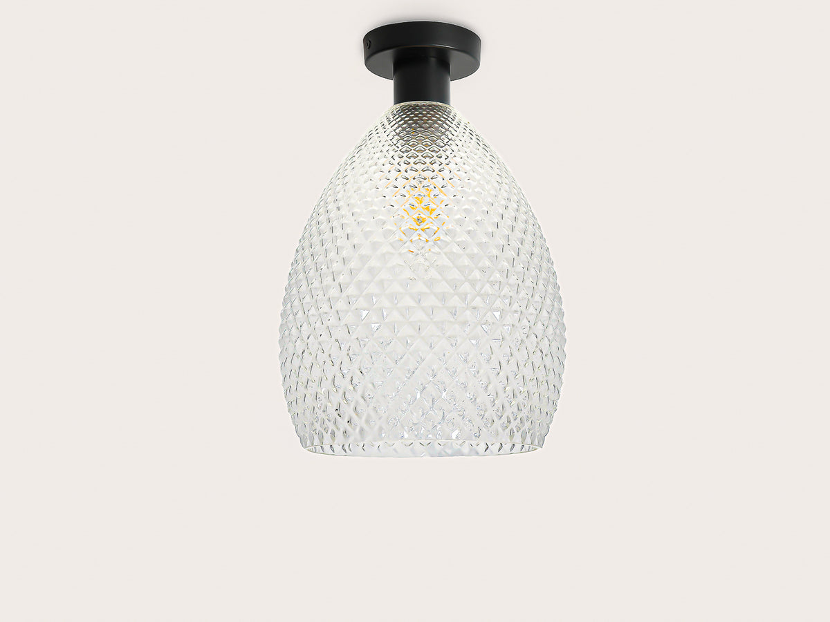 Fixed Fergus with Sage Glass Shade
