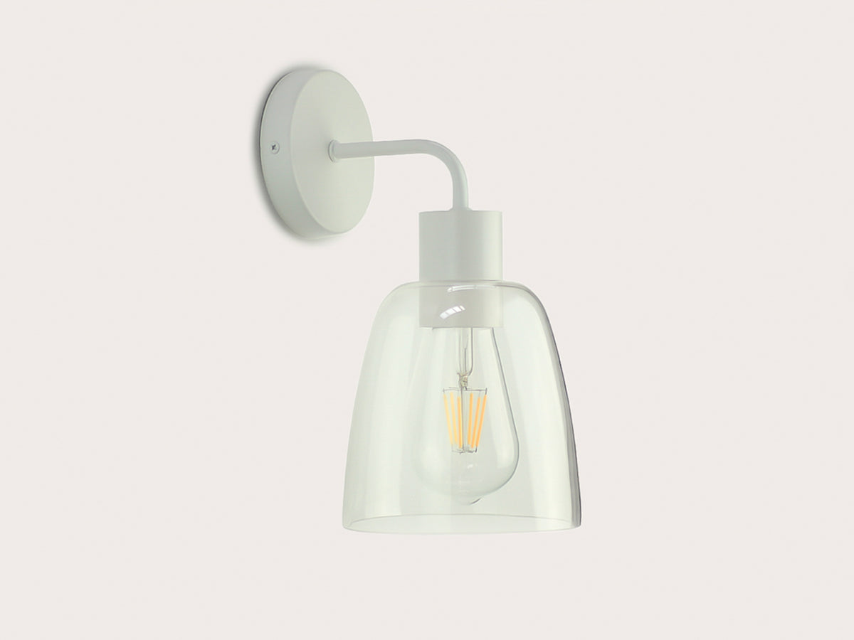 Fergus Wall Light with 14cm Glass Cloche