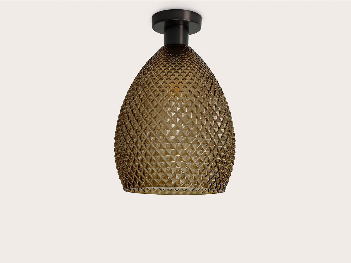 Fixed Fergus with Sage Glass Shade