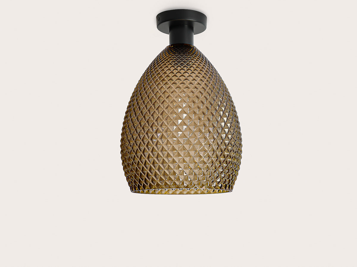 Fixed Fergus with Sage Glass Shade