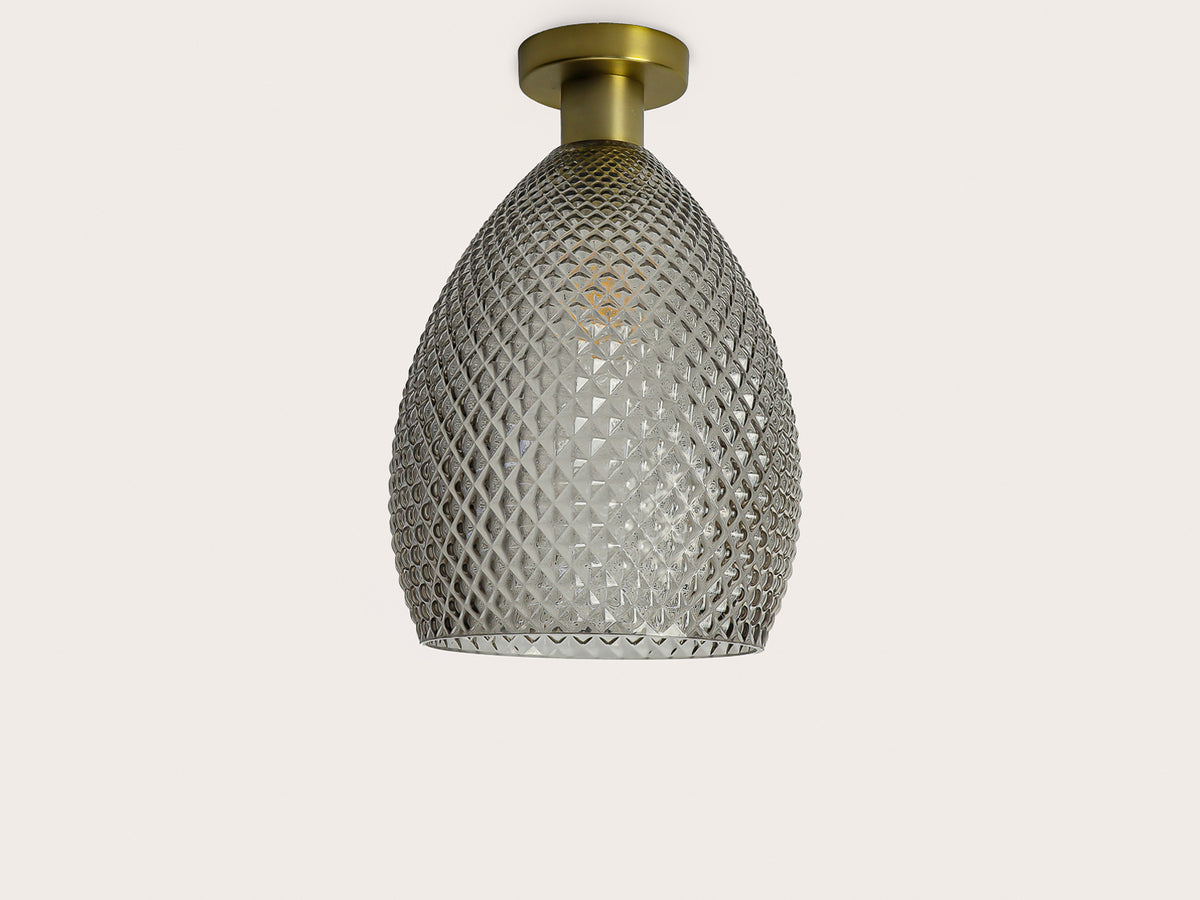 Fixed Fergus with Sage Glass Shade