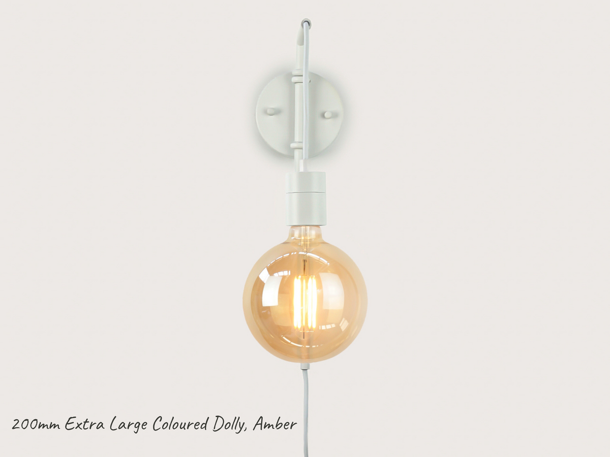 Frankie Bare Bulb Swing Arm Wall Light