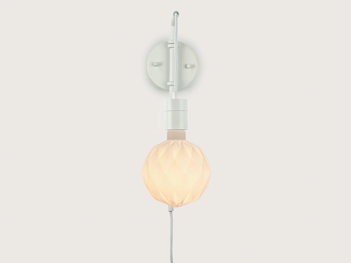 Frankie Bare Bulb Swing Arm Wall Light