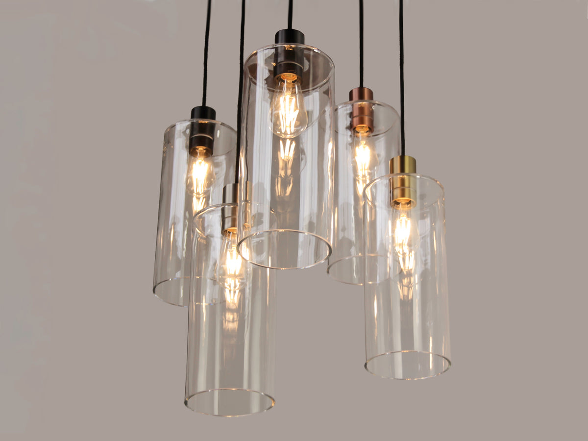 Indie Long Glass Fergus Pendant