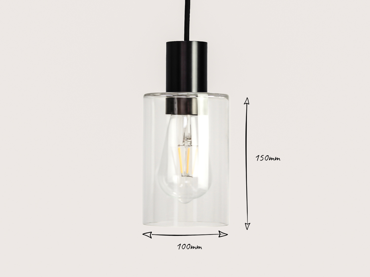 Indie Small Glass Fergus Pendant