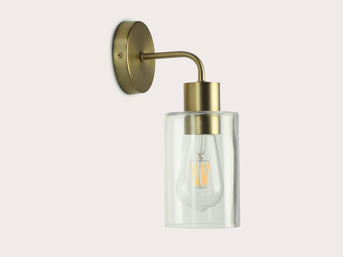 Fergus Wall Light with Indie Small Glass Shade