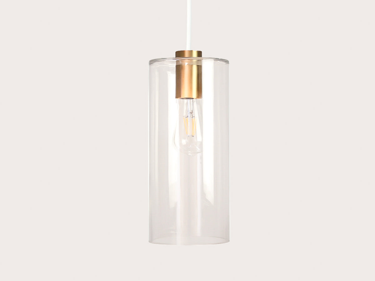 Indie Long Glass Fergus Pendant