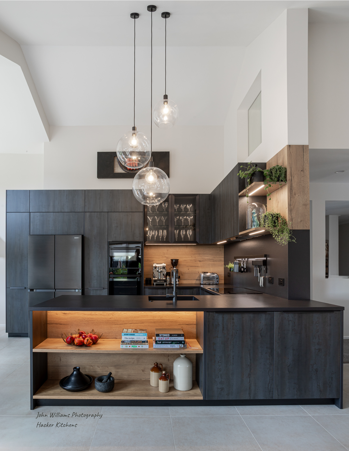 Apothecary 30cm Round Glass Fergus Pendant