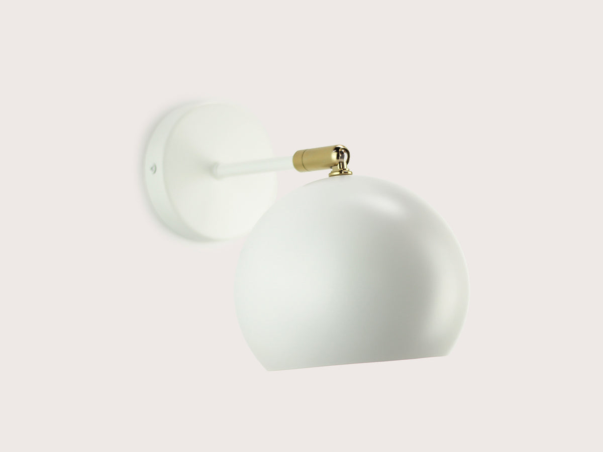 Mid-Century Dome Wall Sconce