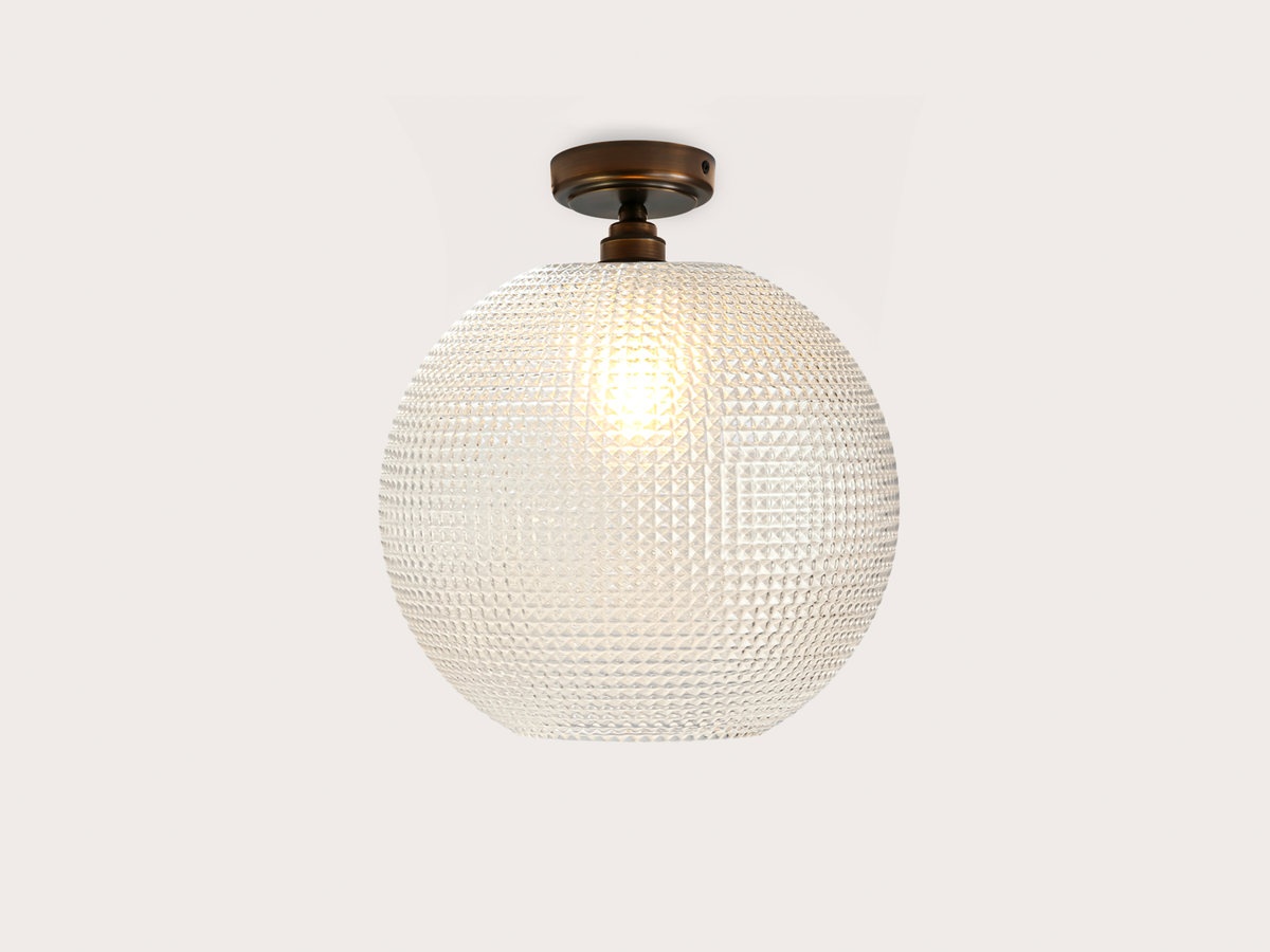 Fixed Arthur with Mr Ted Glass Shade