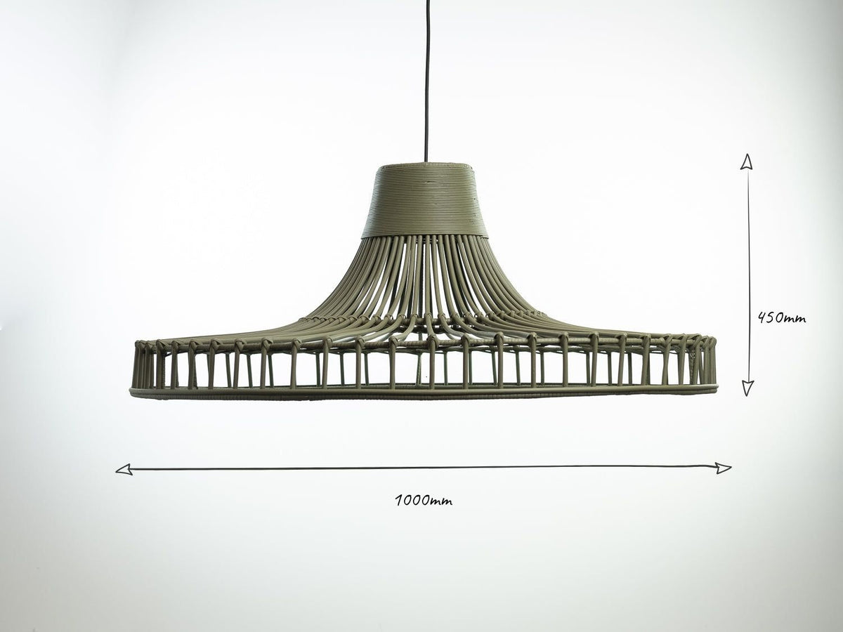 Coloured Rattan - 100cm Nuku Shade