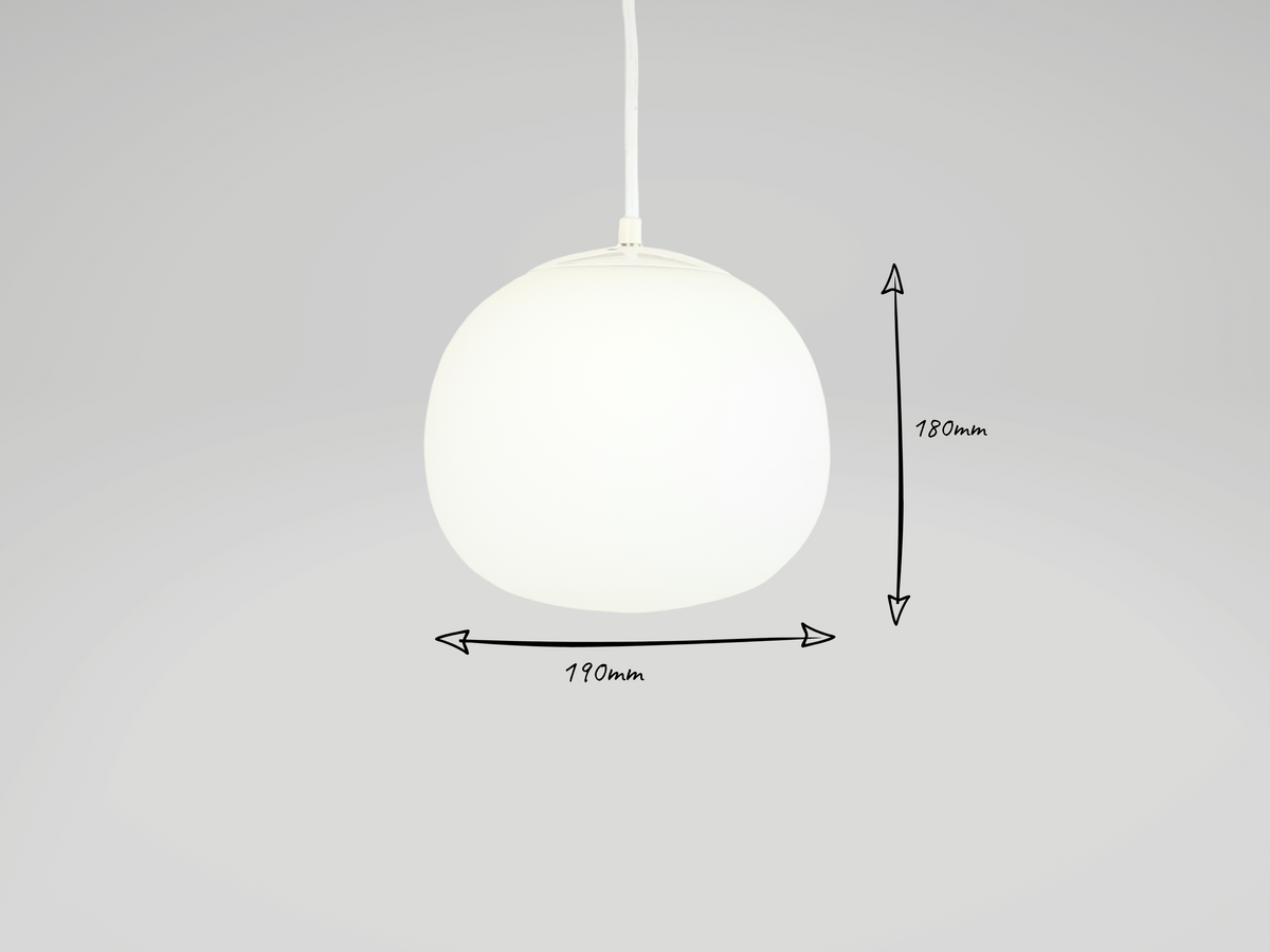 The Gang - Ollie Small Opal Glass Pendant