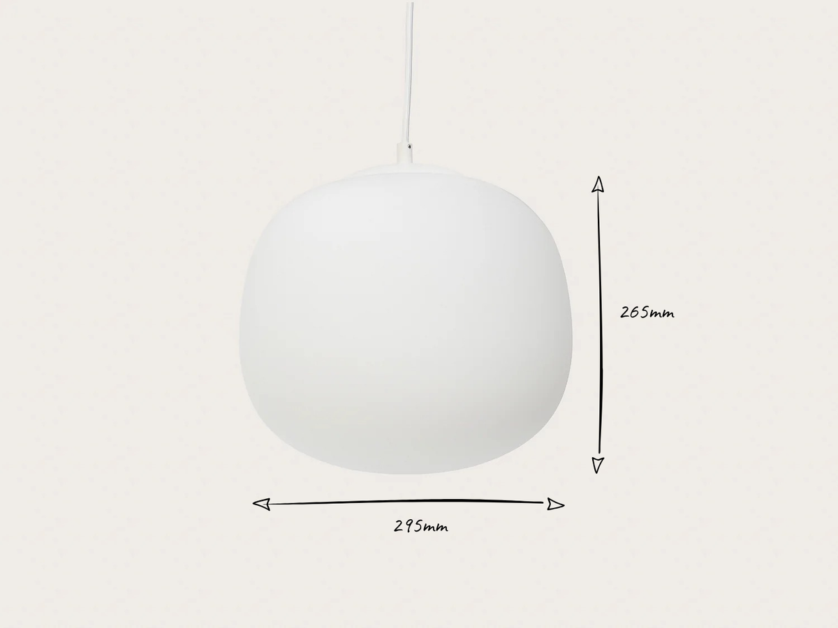 The Gang - Ollie Medium Opal Glass Pendant