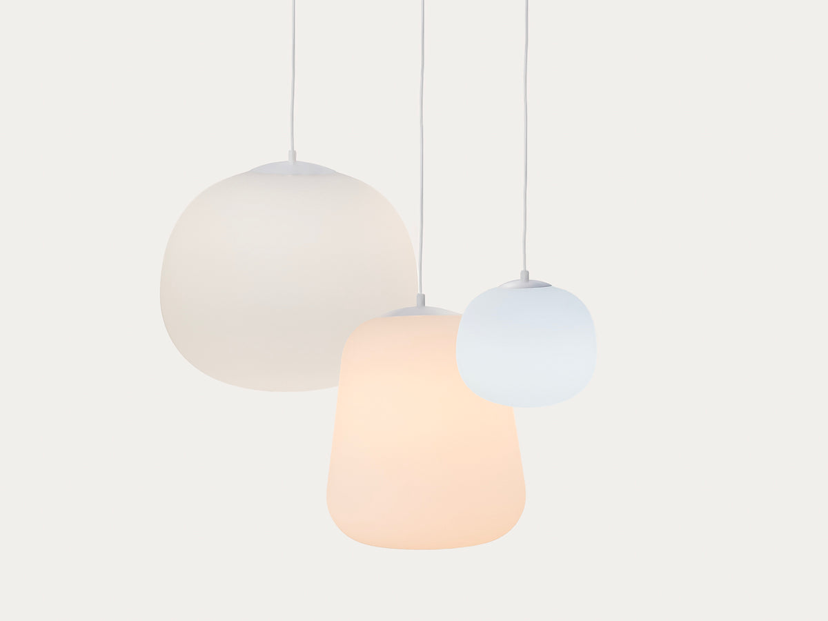 The Gang - Ollie Medium Opal Glass Pendant