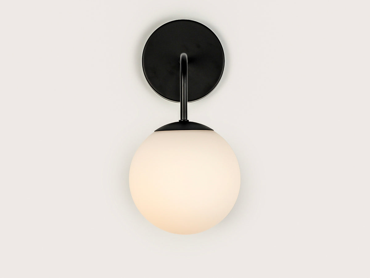 Opal Globe Wall Sconce