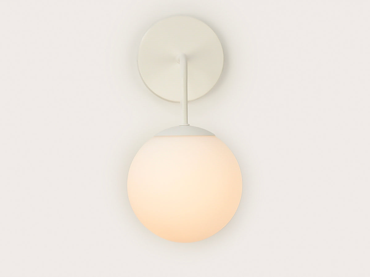 Opal Globe Wall Sconce