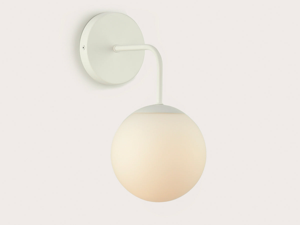 Opal Globe Wall Sconce