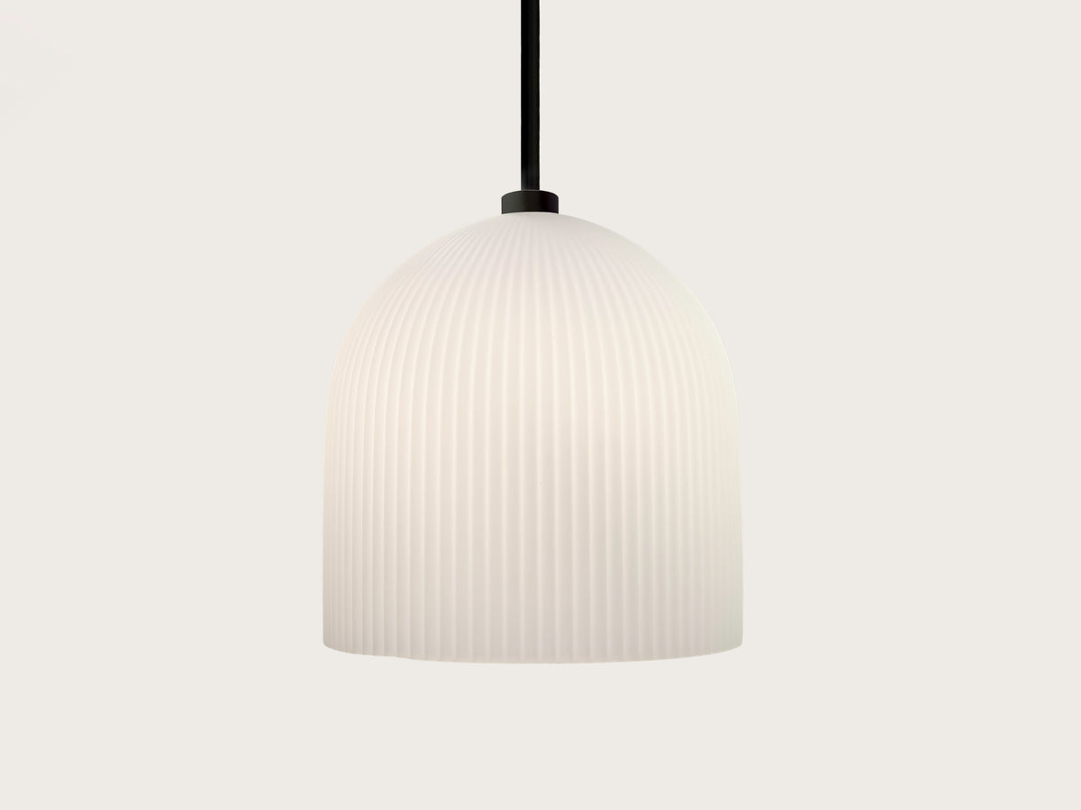 35cm Vienna Opal Glass Fergus Rodded Pendant