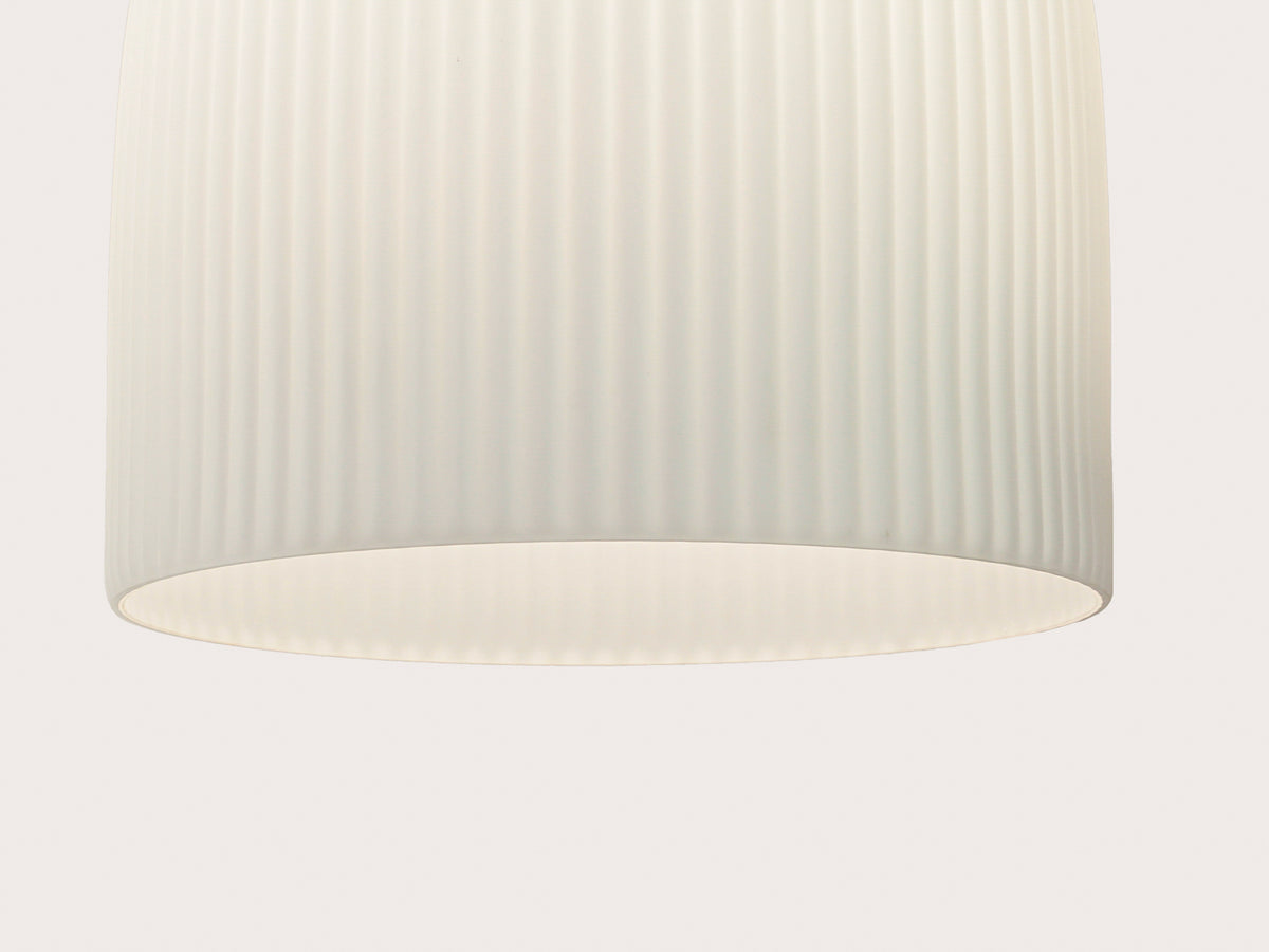 35cm Vienna Opal Glass Fergus Rodded Pendant