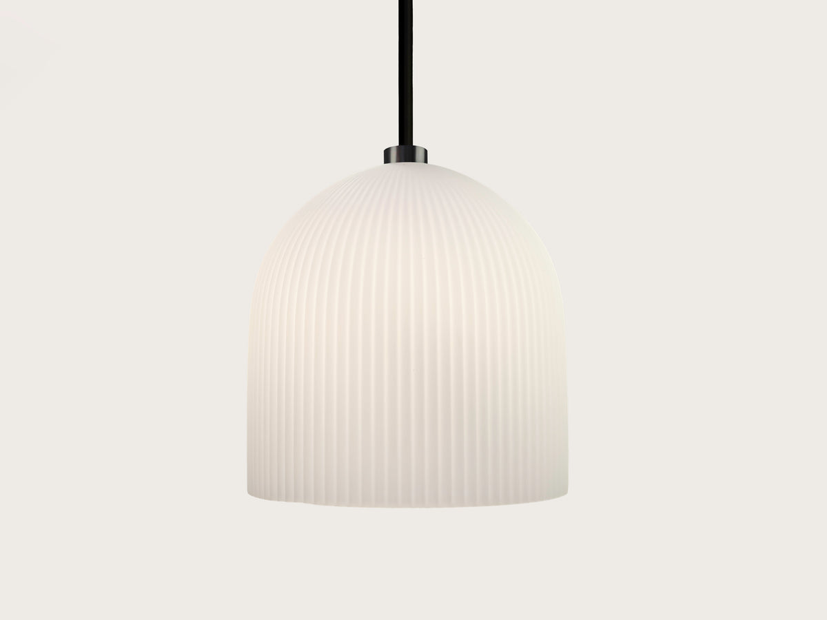 35cm Vienna Opal Glass Fergus Rodded Pendant