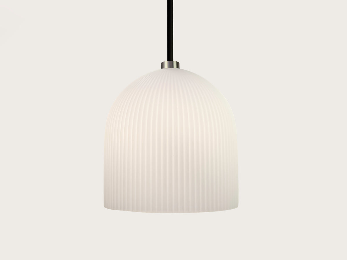 35cm Vienna Opal Glass Fergus Rodded Pendant