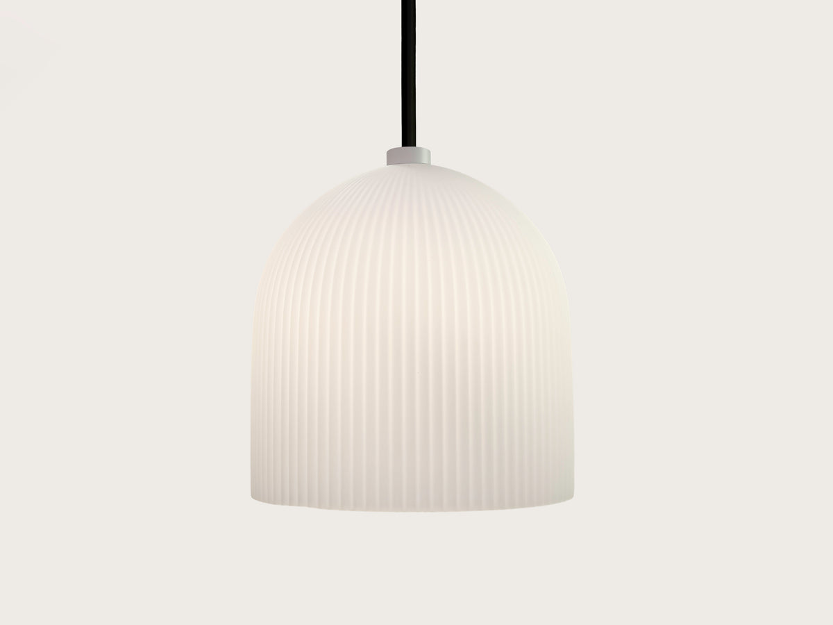 35cm Vienna Opal Glass Fergus Rodded Pendant