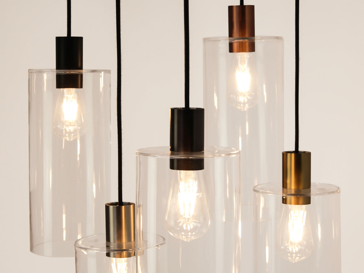 Indie Long Glass Fergus Pendant