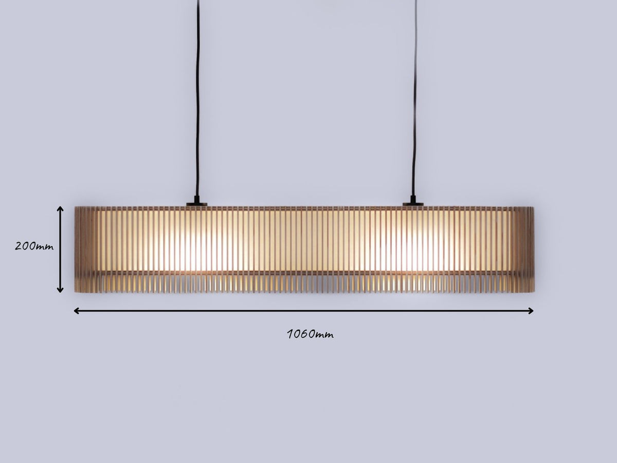 iO2 Slimline Rectangle Pendant - Small