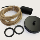 Jute Cord E27 Pendant Set