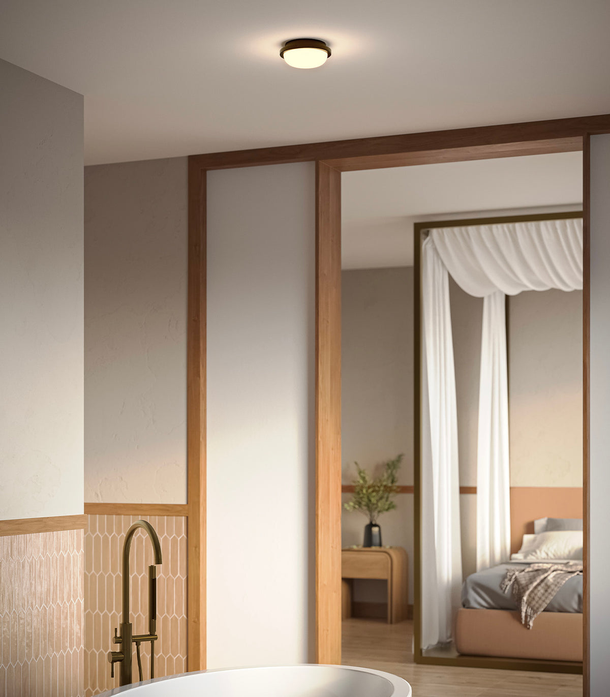 Bode Round Wall/Ceiling Light by Lighting Republic - IP65 rated