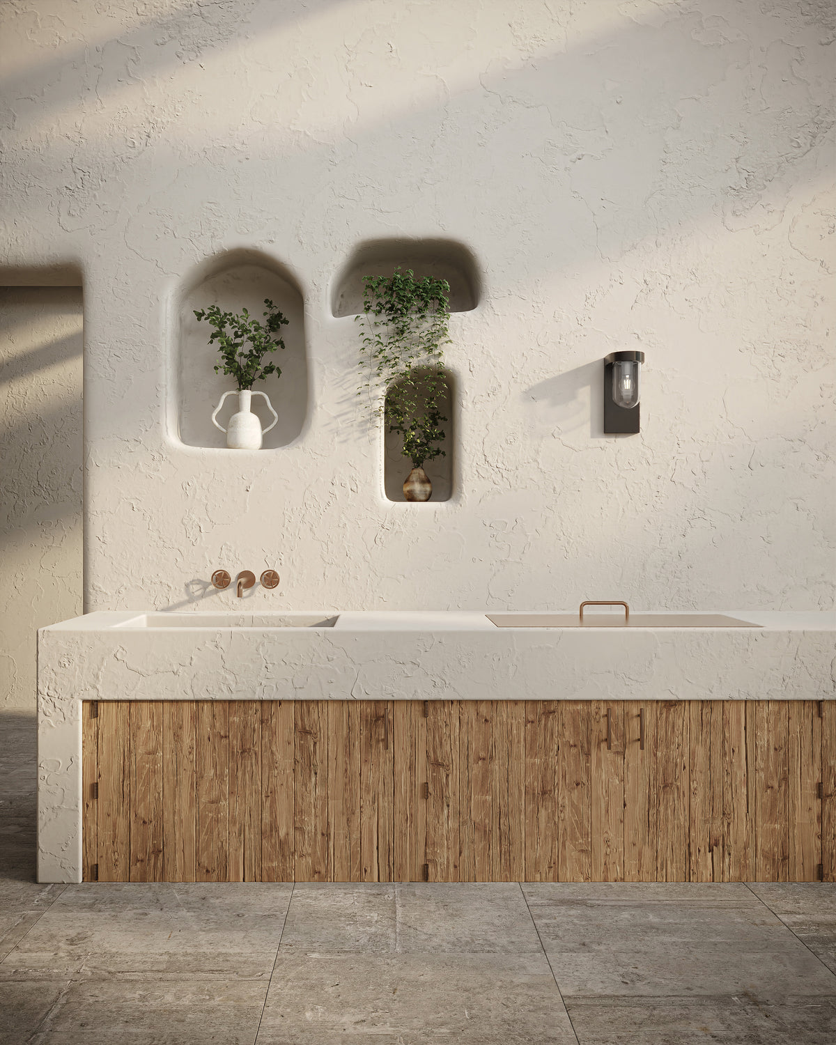 Tuva Outdoor Wall Light by Lighting Republic - IP44 rated