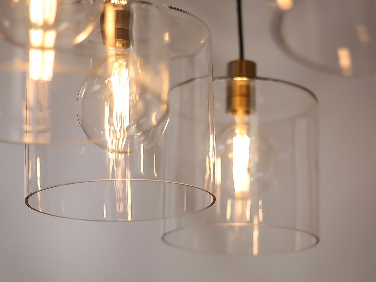 Indie Wide Glass Fergus Pendant