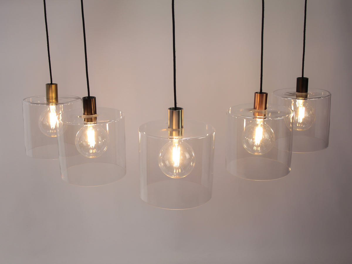 Indie Wide Glass Fergus Pendant