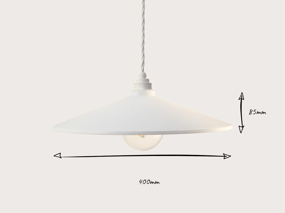 40cm Metal Shade Arthur Pendant