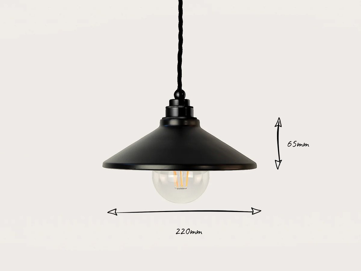 22cm Metal Shade Arthur Pendant