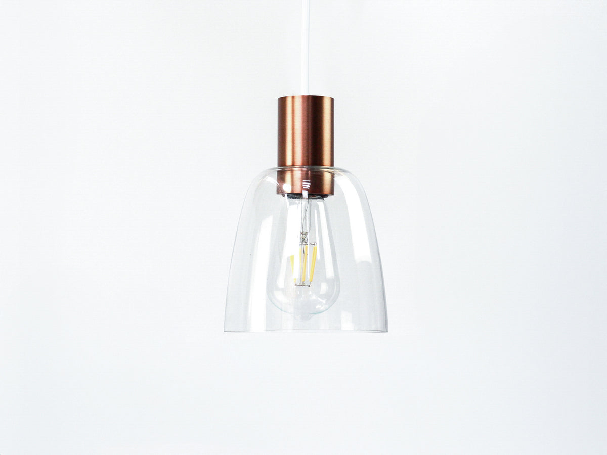 14cm Glass Cloche Fergus Pendant