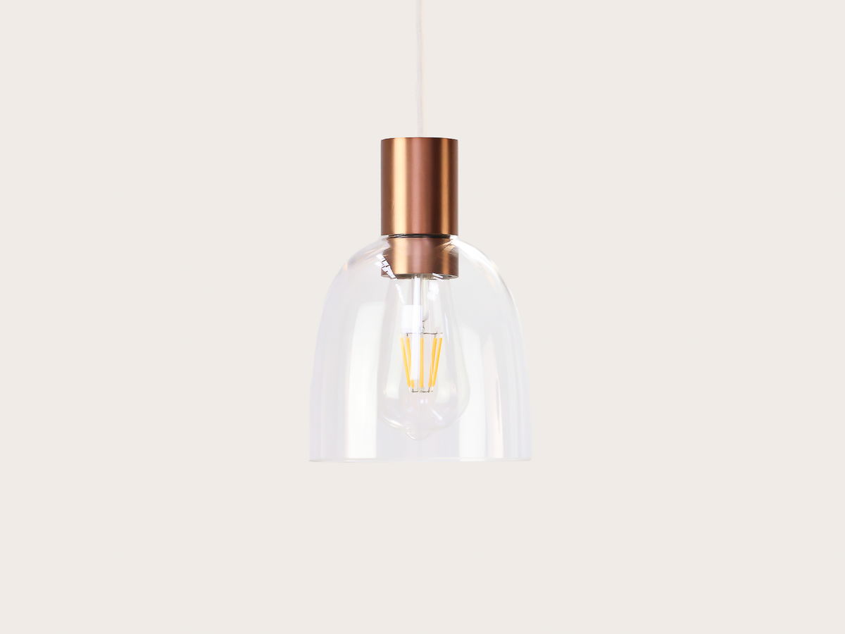 14cm Glass Cloche Fergus Pendant