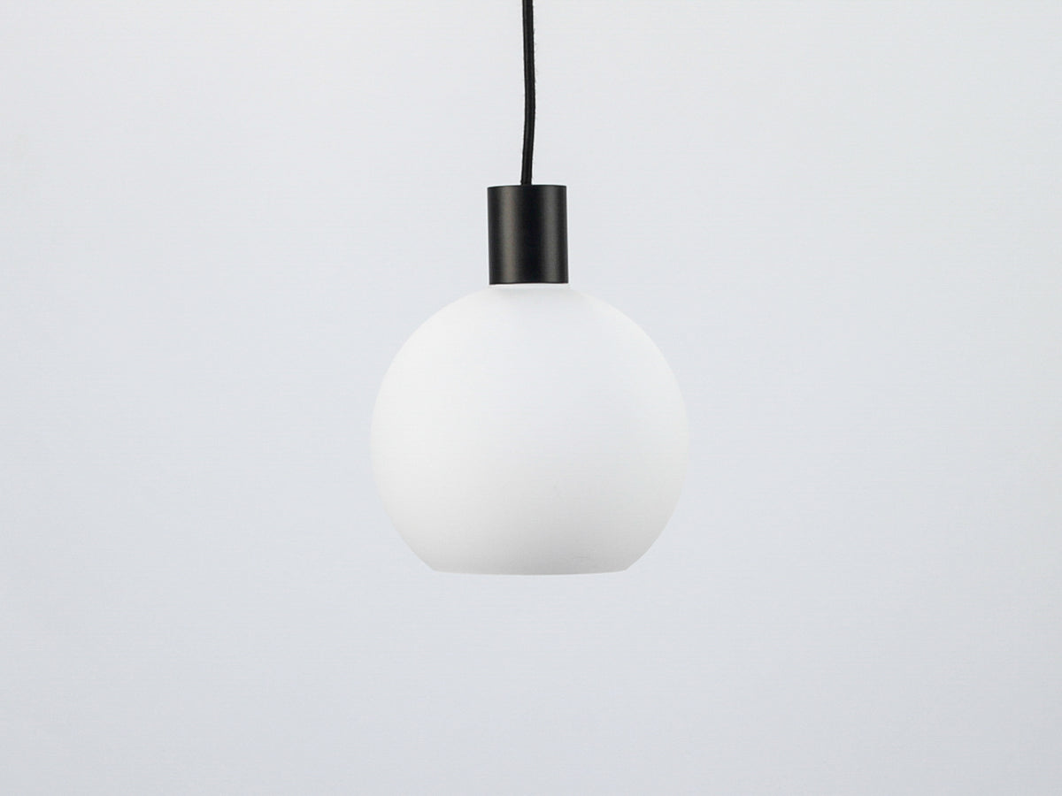 Apothecary 20cm Round Opal Glass Fergus Pendant