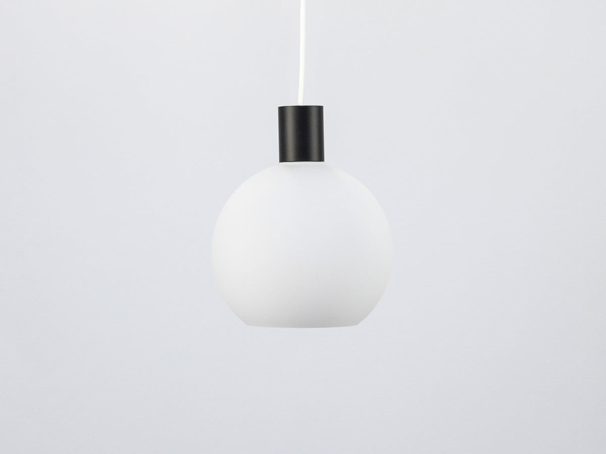 Apothecary 20cm Round Opal Glass Fergus Pendant